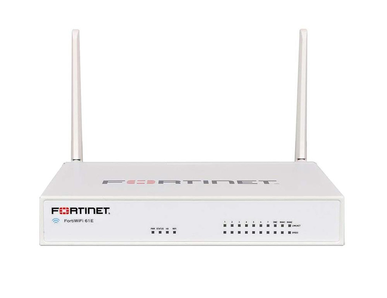 Fortinet FortiWifi FWF-61E Network Security/Firewall Appliance - 10 Port - 1000Base-T - Gigabit Ethernet - Wireless LAN IEEE 802.11ac - AES