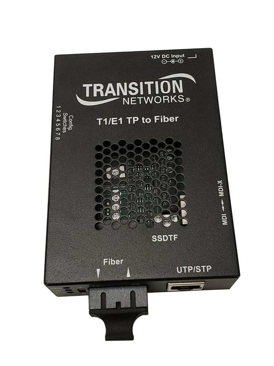 Transition Networks T1/E1-Fbr Mm St 2Km Media Converter W/BR