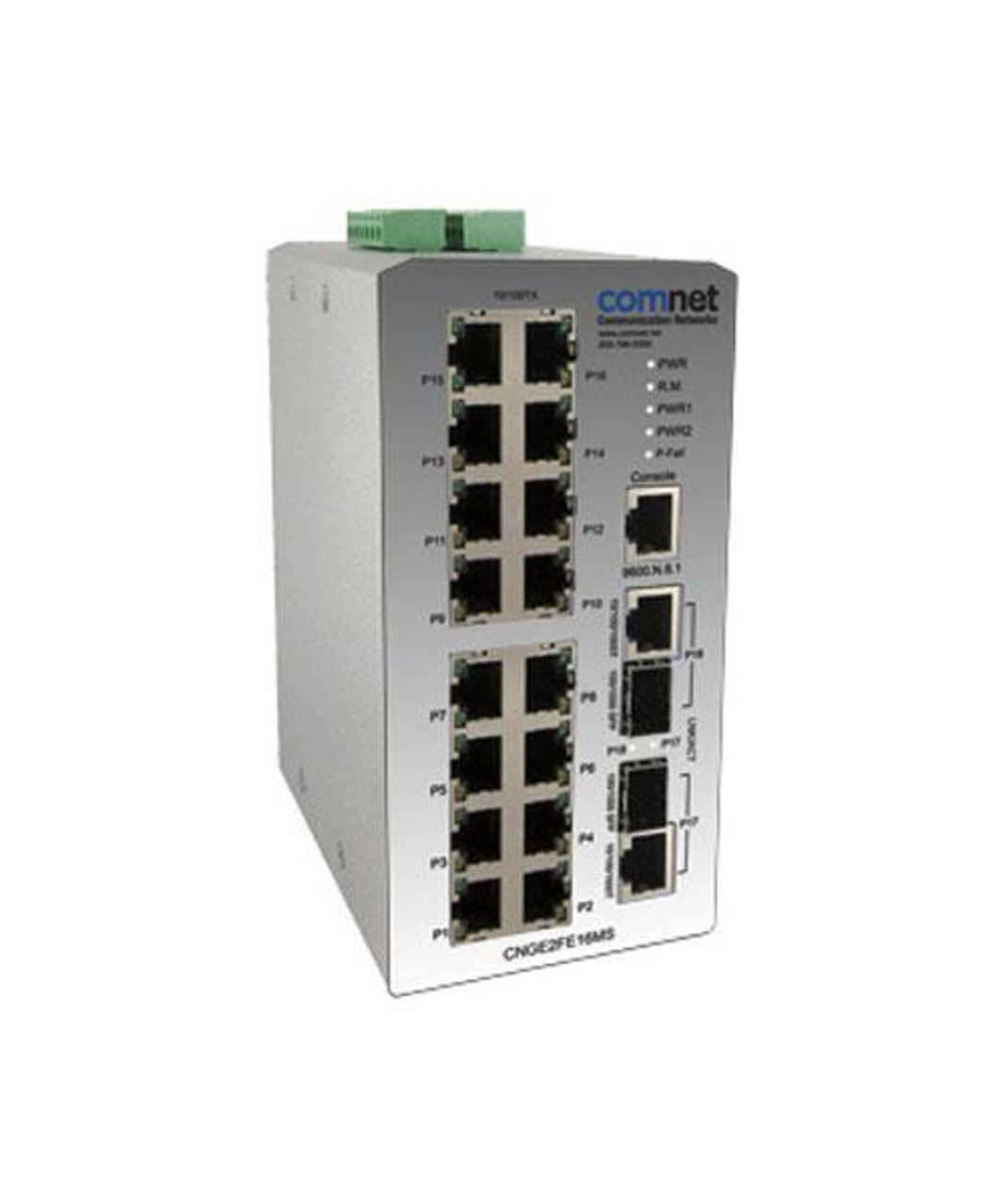 ComNet CNGE2FE16MS Ethernet Switch - 18 Ports - Manageable - Fast Ethernet Gigabit Ethernet - 10/100/1000Base-T 1000Base-FX - 2 Layer Supported -