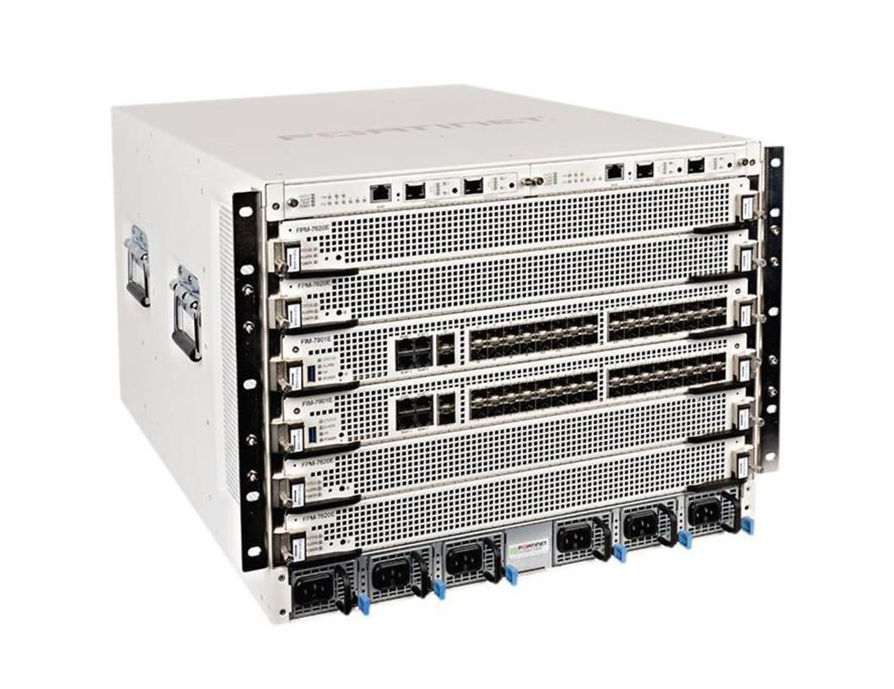 Fortinet FortiGate FG-7060E-8-DC Network Security/Firewall Appliance - AES (256-bit) SHA-1 - 48000 VPN - 6 Total Expansion Slots - 3 Year 24x7