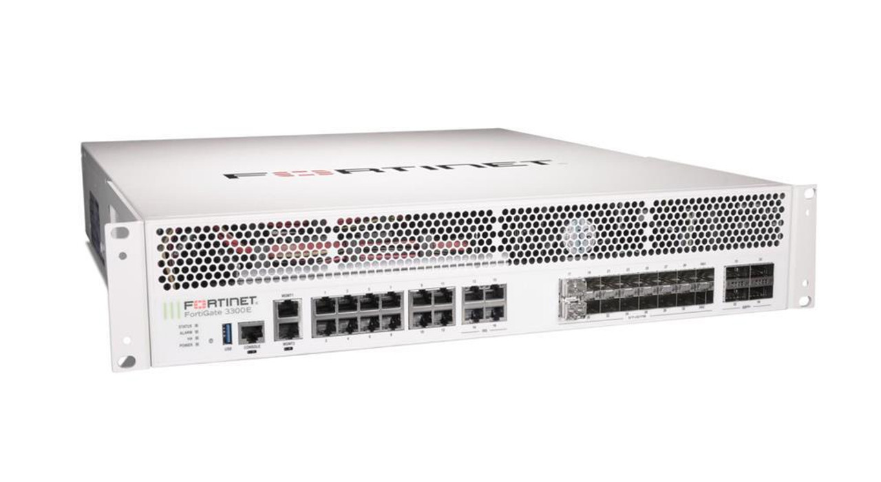 Fortinet FortiGate FG-3300E Network Security/Firewall Appliance - 18 Port - 1000Base-T 40GBase-X 10GBase-X 10GBase-T - 40 Gigabit Ethernet - 16