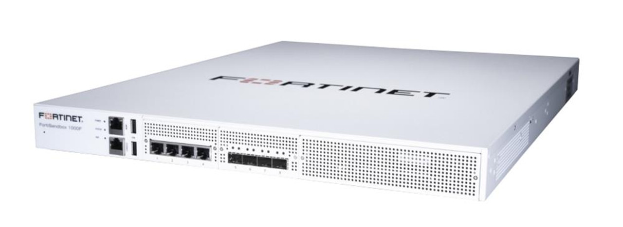 Fortinet FortiSandbox 1000F Network Security/Firewall Appliance - 4 Port - 1000Base-X 1000Base-T - Gigabit Ethernet - 4 x RJ-45 - 4 Total