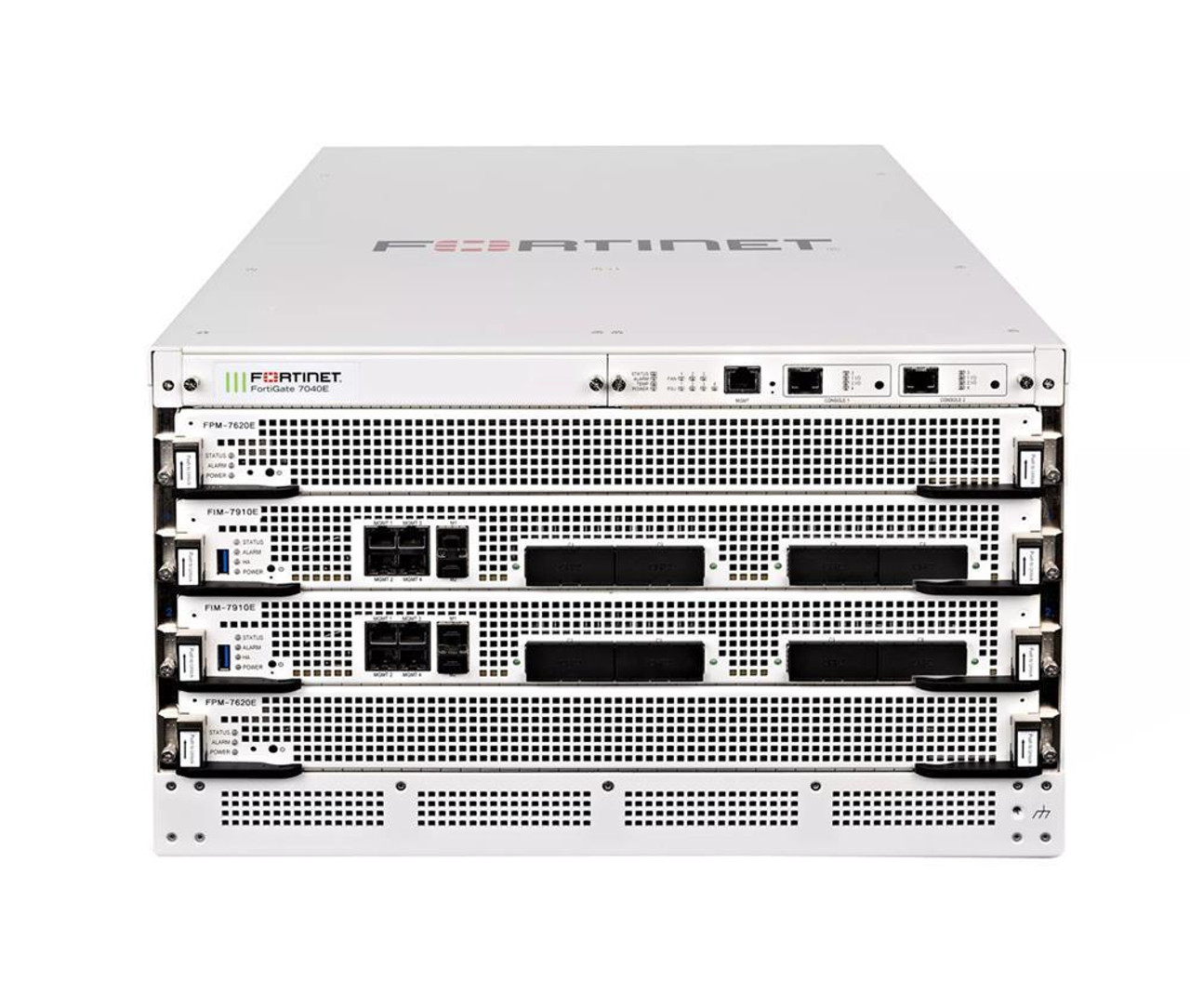 Fortinet FortiGate FG-7040E-8-DC Network Security/Firewall Appliance - AES (256-bit) SHA-1 - 48000 VPN - 4 Total Expansion Slots - 3 Year 24x7