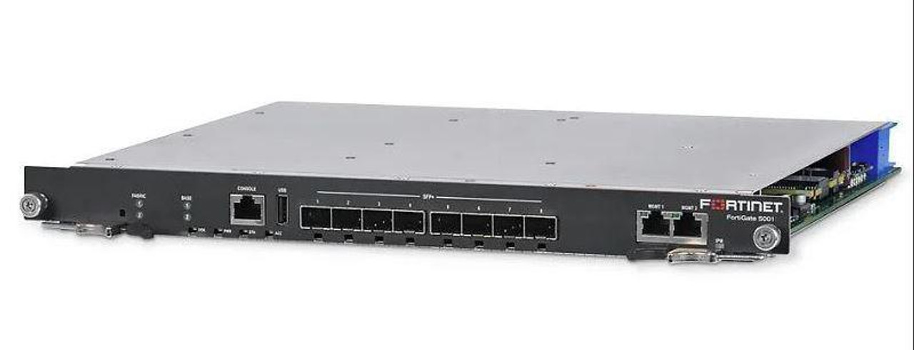 Fortinet FortiGate 5001C Network Security/Firewall Appliance - 10GBase-X - 10 Gigabit Ethernet - AES (256-bit) SHA-1 - 20000 VPN - 2 Total