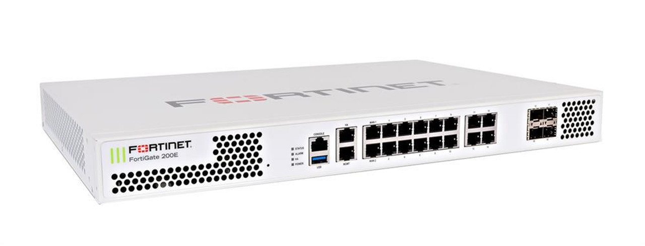 Fortinet FortiGate 200E Network Security/Firewall Appliance - 16 Port - 1000Base-T 1000Base-X - Gigabit Ethernet - AES (128-bit) AES (256-bit)