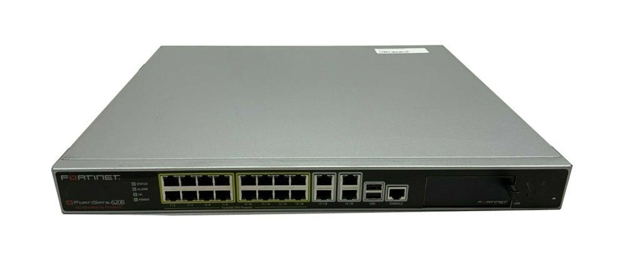 Fortinet FortiGate 620B Firewall Appliance - 20 Port - Gigabit Ethernet - 2 GB/s Firewall Throughput - 1 Total Expansion