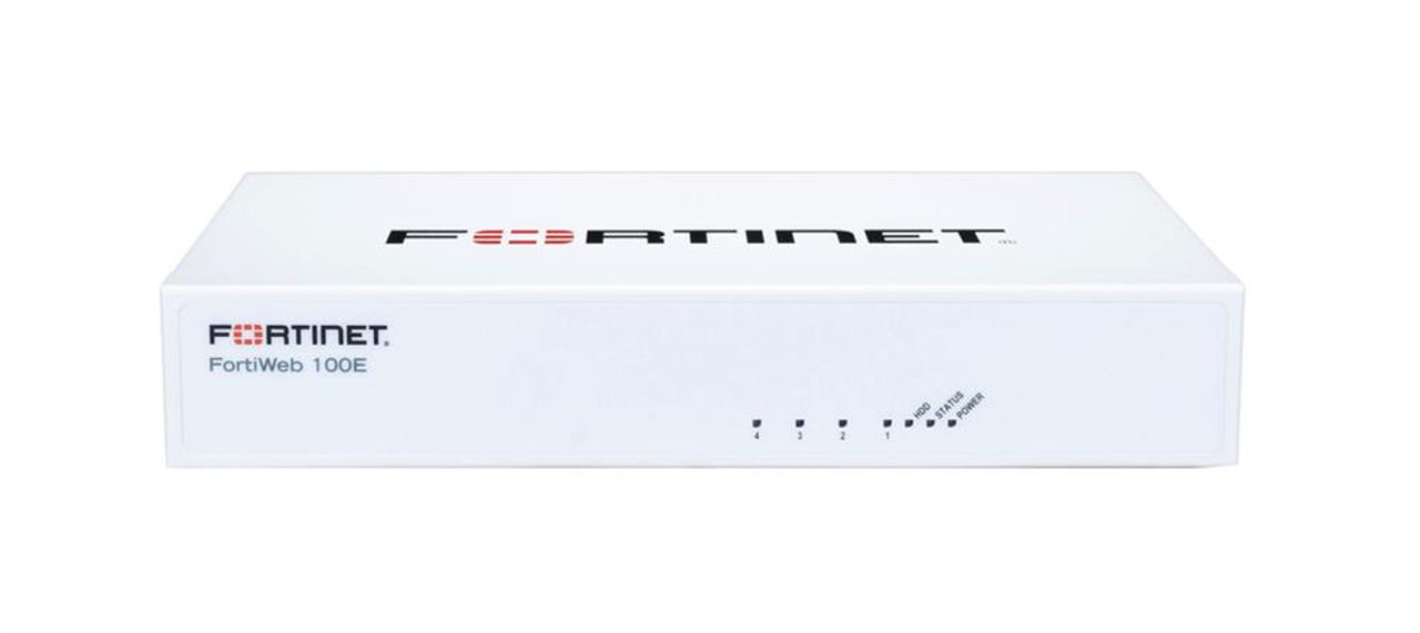 Fortinet FortiWeb FWB-100E Network Security/Firewall Appliance - 4 Port - 1000Base-T - Gigabit Ethernet - 4 x RJ-45 - 1 Year 24x7 FortiCare and