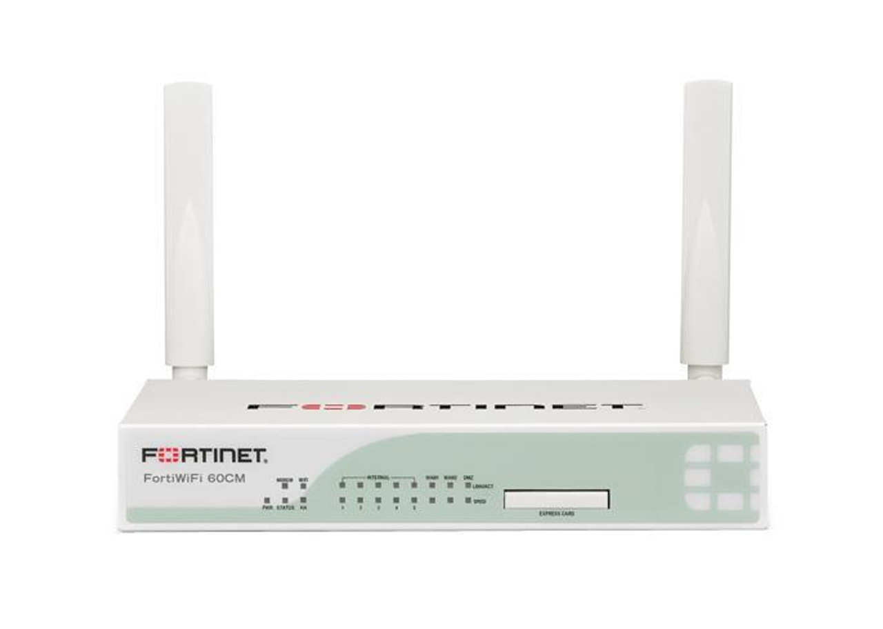 Fortinet FortiWiFi 60CM Network Security/Firewall Appliance - 8 Port - Gigabit Ethernet - Wireless LAN IEEE 802.11n - 8 x RJ-45 - Wall