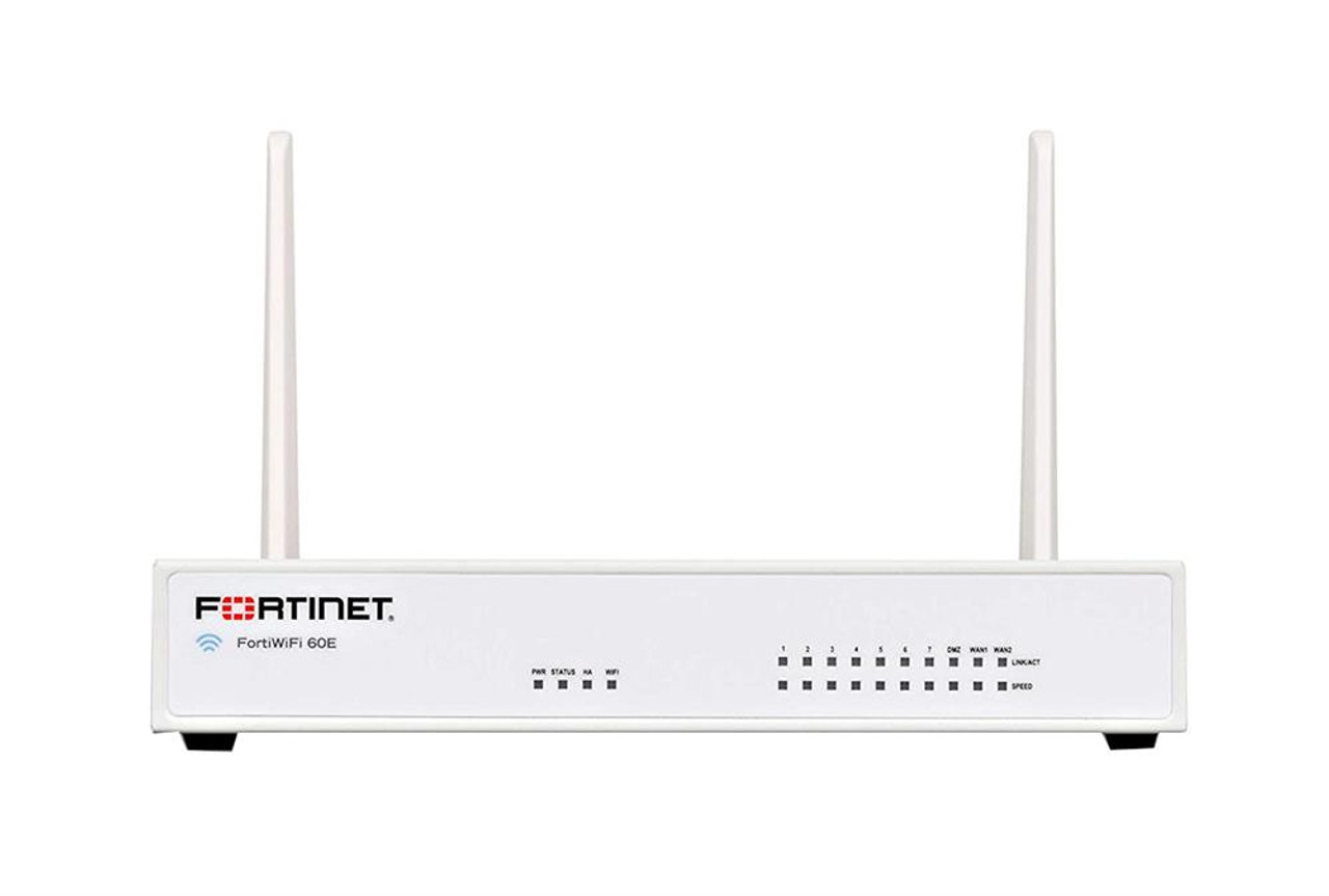 Fortinet FortiWifi 60E Network Security/Firewall Appliance - 9 Port - 1000Base-T - Gigabit Ethernet - Wireless LAN IEEE 802.11ac - AES (256-bit)