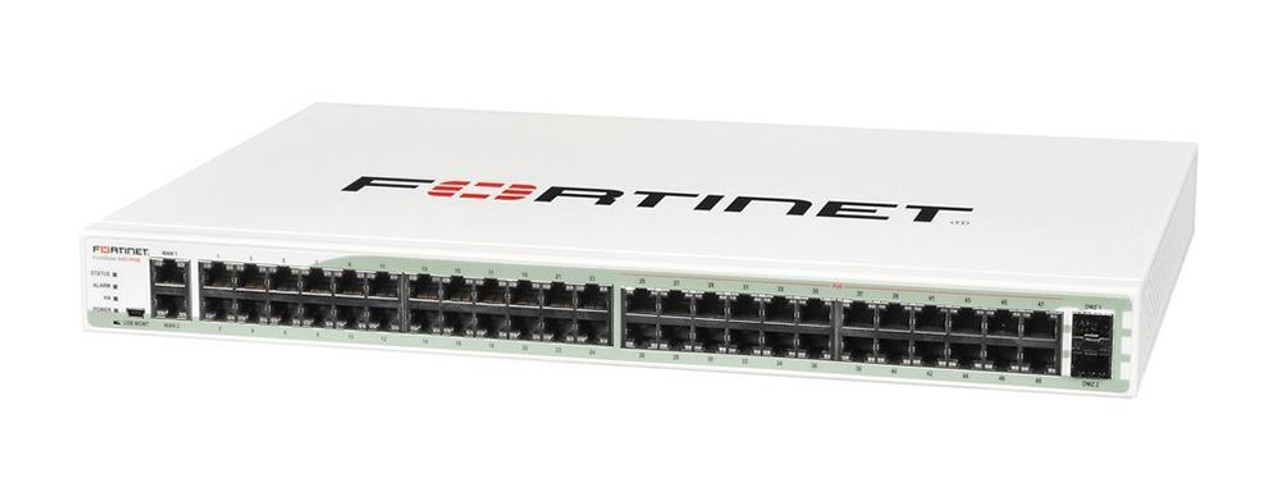 Fortinet FortiGate 94D-POE Network Security/Firewall Appliance - 50 Port - 1000Base-T 1000Base-X - Gigabit Ethernet - AES (256-bit) SHA-1 - 26 x