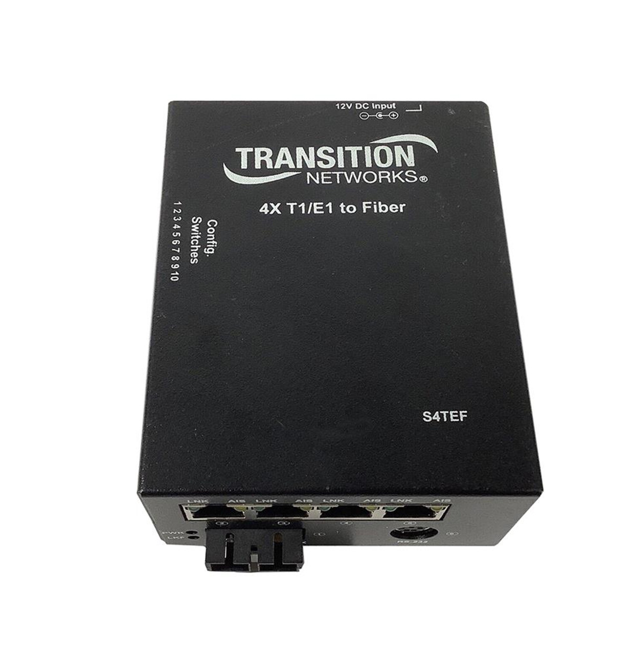 Transition Networks 4X T1E1 To Fiber 1310Tx/1550Rx 40Km Media Converter W/Ethernet- Sa