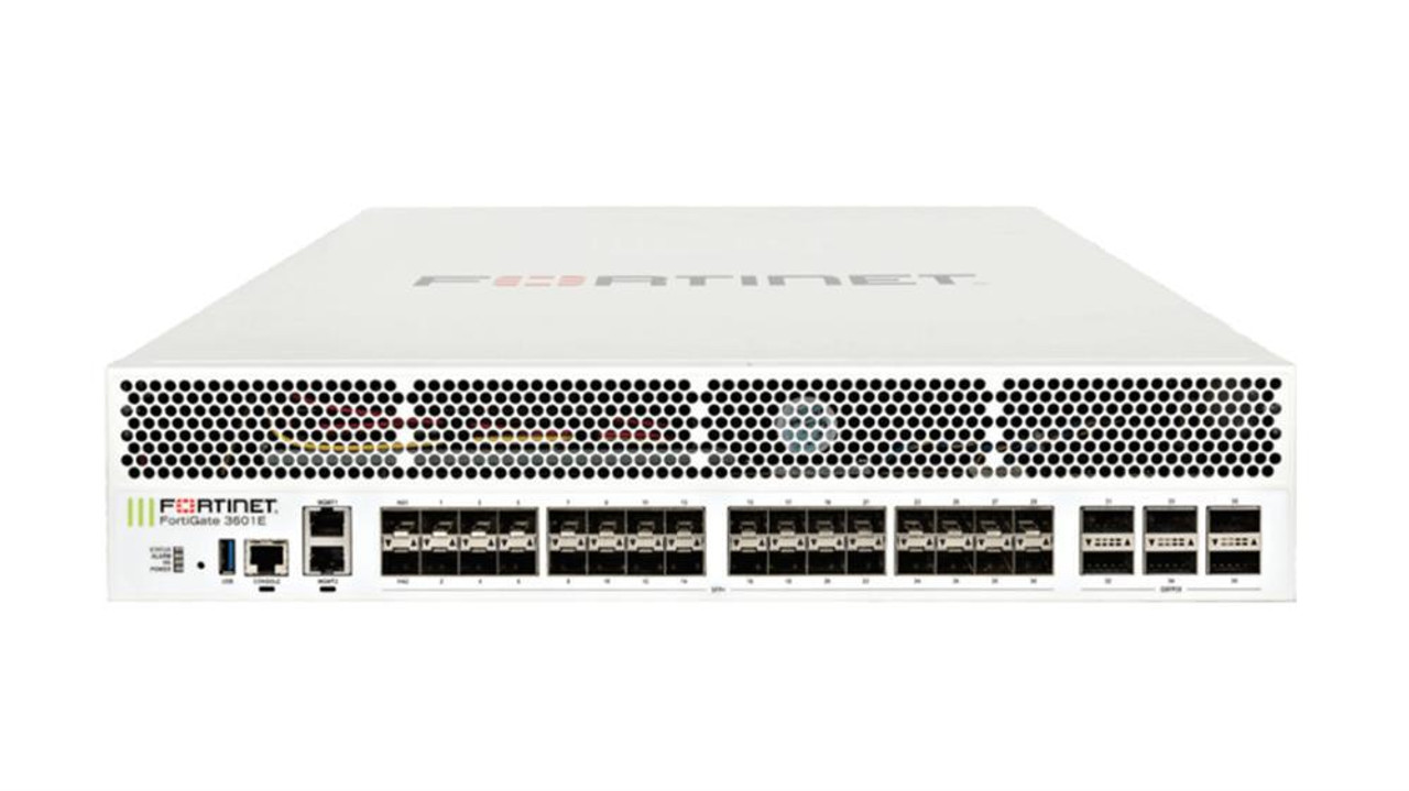 Fortinet FortiGate 3601E Network Security/Firewall Appliance - 1000Base-X 10GBase-X 100GBase-X 40GBase-X - 100 Gigabit Ethernet - AES (256-bit)