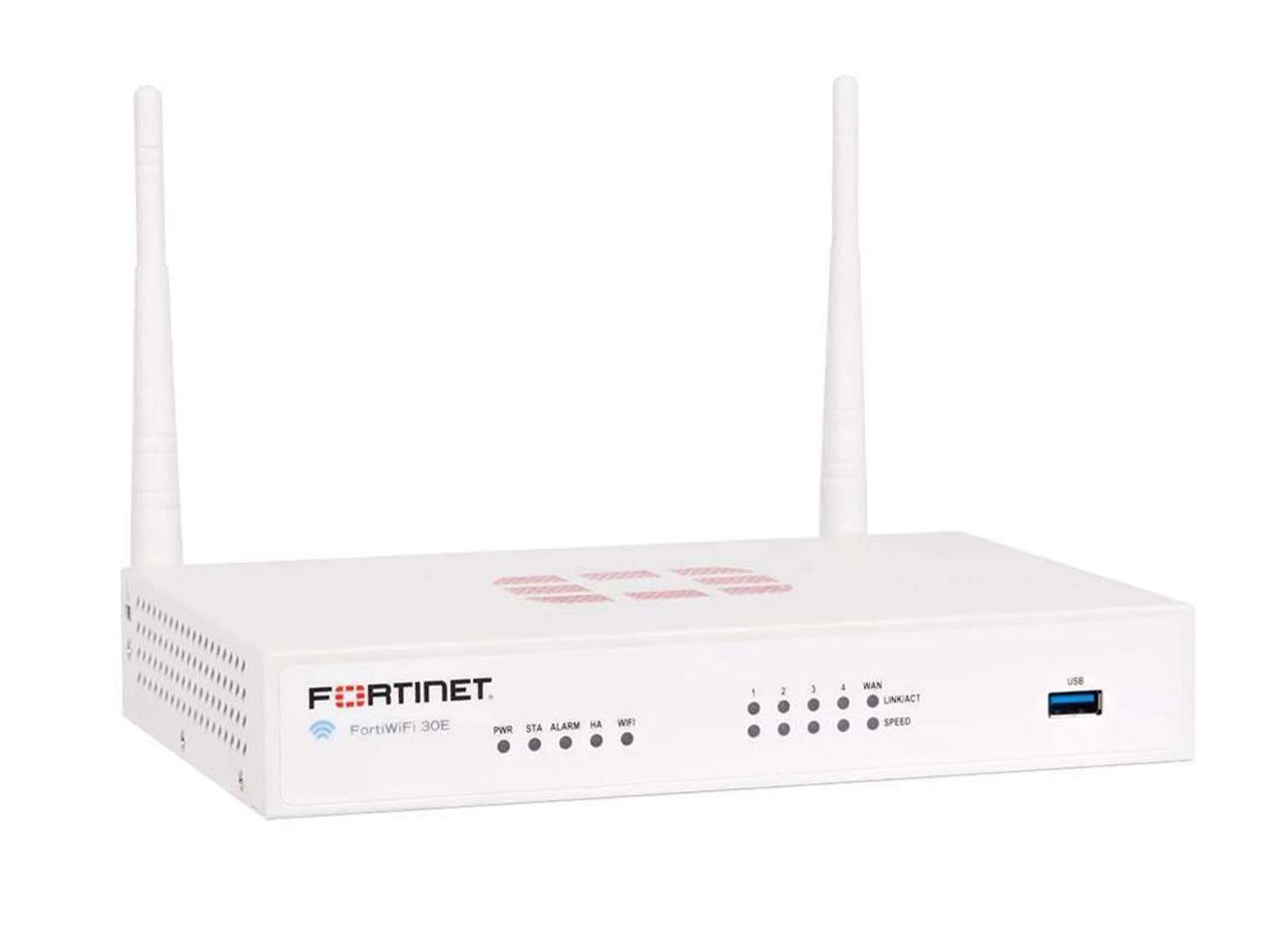 Fortinet FortiWifi 30E Network Security/Firewall Appliance - 5 Port - 1000Base-T - Gigabit Ethernet - Wireless LAN IEEE 802.11a/b/g/n - AES