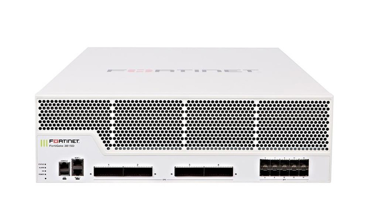 Fortinet FortiGate 3815D Network Security/Firewall Appliance - 100GBase-X 10GBase-X 10/100/1000Base-T - 100 Gigabit Ethernet - AES (128-bit)