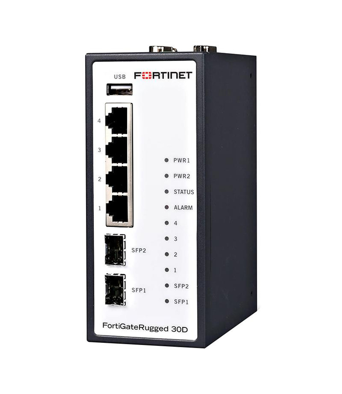 Fortinet FortiGate Rugged 30D Network Security/Firewall Appliance - 4 Port - 1000Base-T 1000Base-X - Gigabit Ethernet - AES (256-bit) SHA-256 -