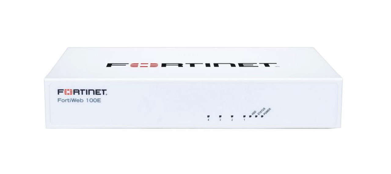 Fortinet FortiWeb FWB-100E Network Security/Firewall Appliance - 4 Port - 1000Base-T - Gigabit Ethernet - 4 x RJ-45 - 3 Year 24x7 FortiCare and