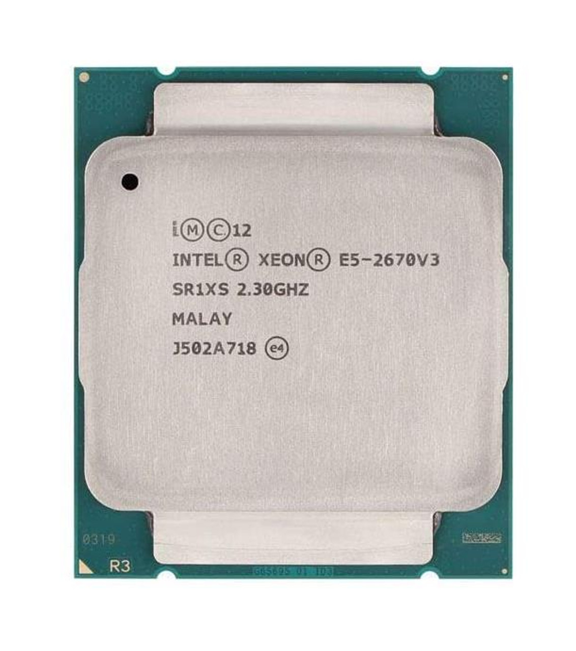 Dell 2.30GHz 9.60GT/s QPI 30MB L3 Cache Socket LGA2011-3 Intel Xeon E5-2670 v3 12 Core Processor Upgrade