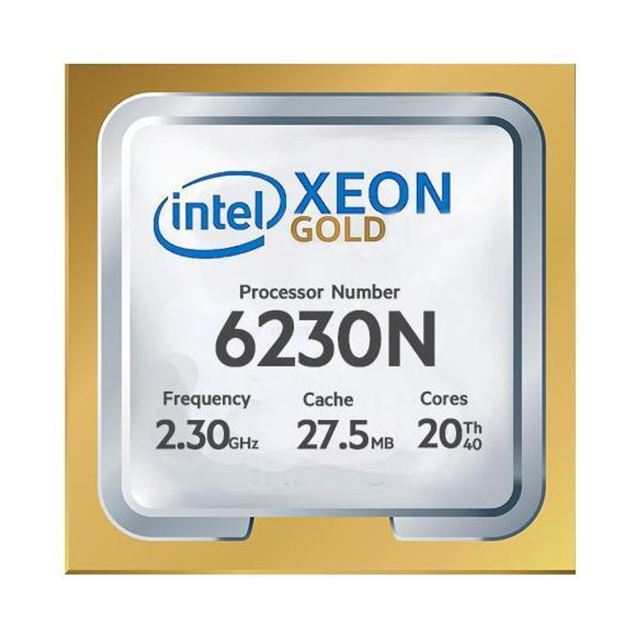 Dell 2.30GHz 27.5MB L3 Cache Socket FCLGA3647 Intel Xeon Gold 6230N 20-Core Processor Upgrade