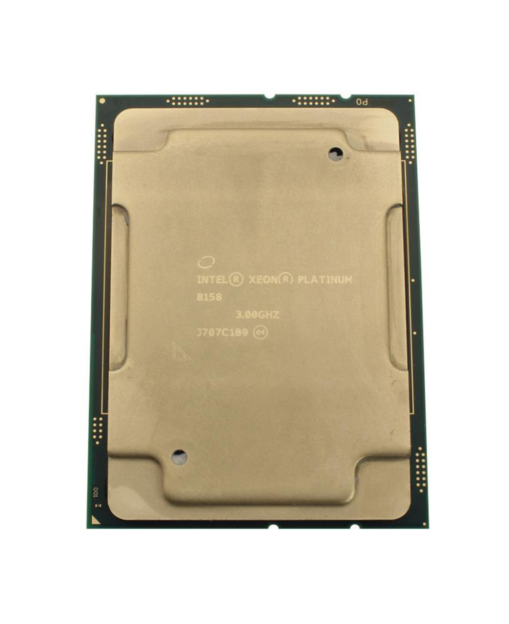 Dell 3.00GHz 10.40GT/s UPI 24.75MB L3 Cache Socket LGA3647 Intel Xeon Platinum 8158 12-Core Processor Upgrade