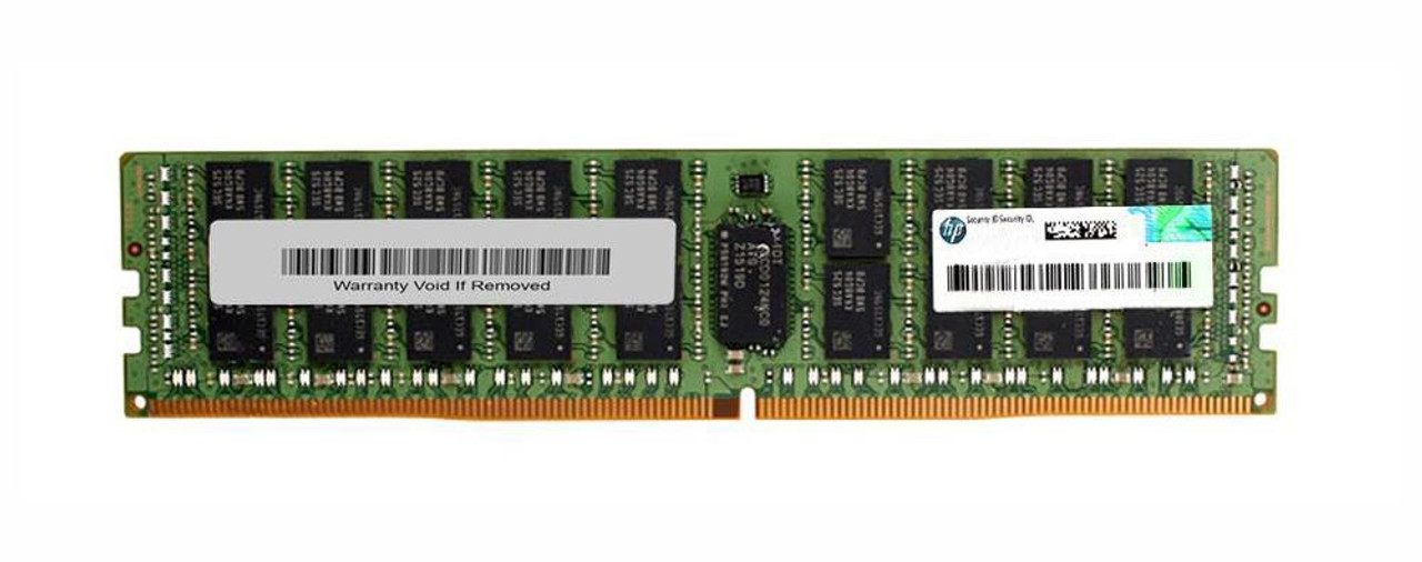 753222-201 HP 32GB PC4-17000 DDR4-2133MHz Registered ECC CL15 288-Pin DIMM 1.2V Dual Rank Memory Module