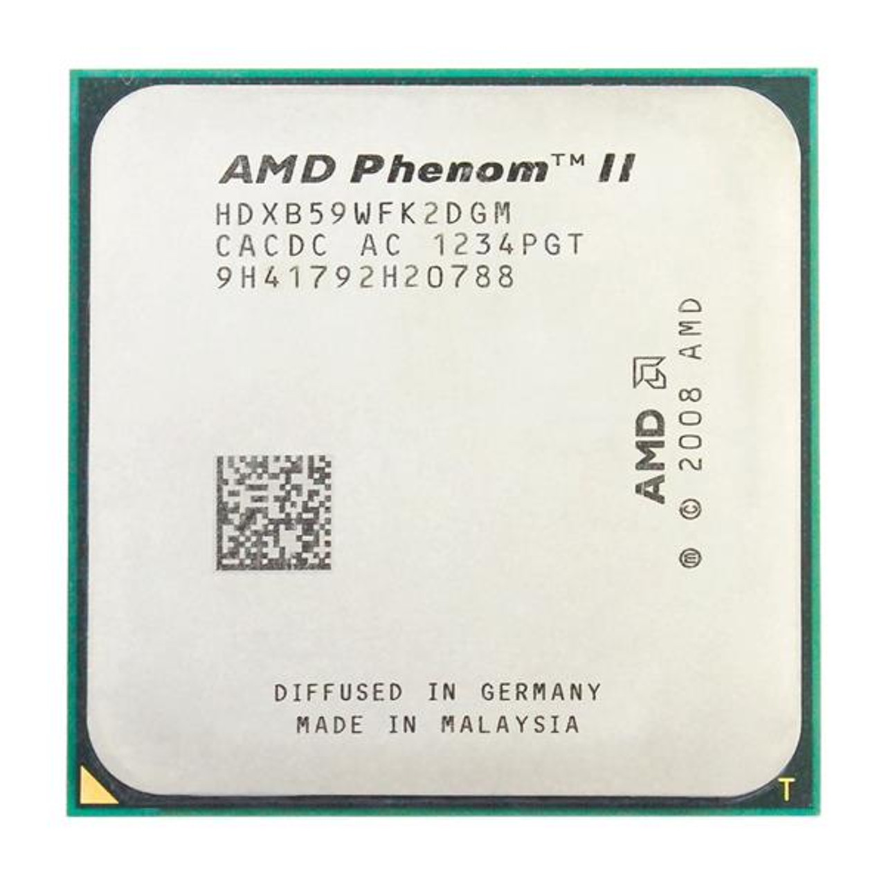 HP 3.4GHz 2x512KB/6MB L3 Socket AM3 AMD Phenom Ii X2 B59 Dual-Core Processor Upgrade