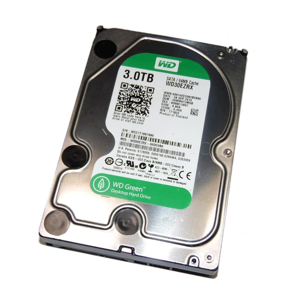 WD HDD 3TB WD30EZRX-