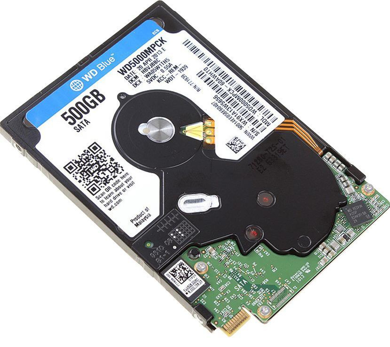 WD500MPCK Western Digital Blue 500GB 5400RPM SATA 6Gbps 16MB Cache