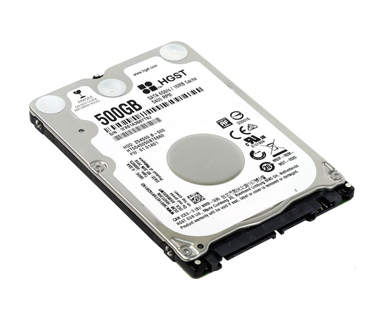 HTS545050B7E660 HGST Hitachi Travelstar Z5K500.B 500GB 5400RPM