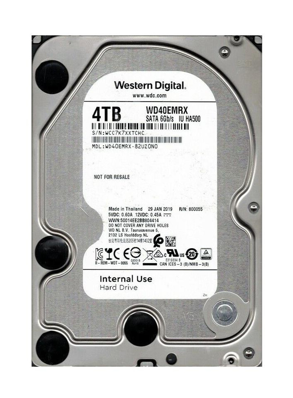 WD40EMRX-82UZ0N0 Western Digital Red 4TB 5400RPM SATA 6Gbps 64MB