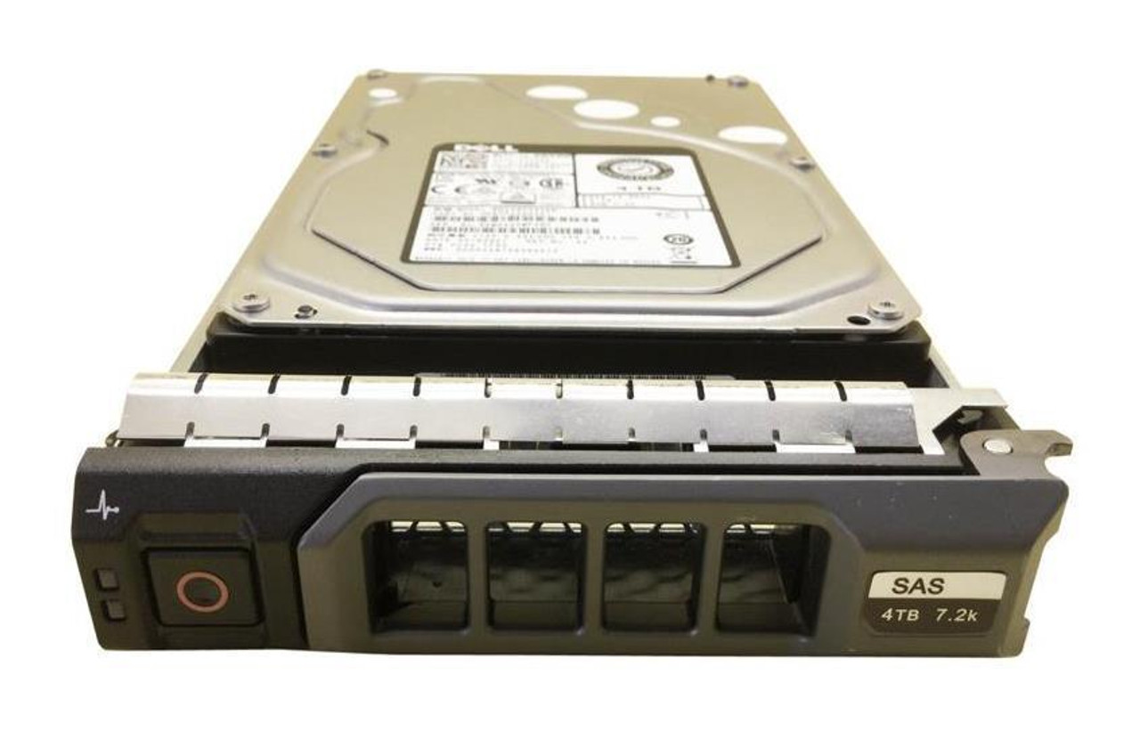 400-ALQC Dell 4TB 7200RPM SAS 12Gbps Nearline Hot Swap 3.5-inch Internal Hard Drive with Tray