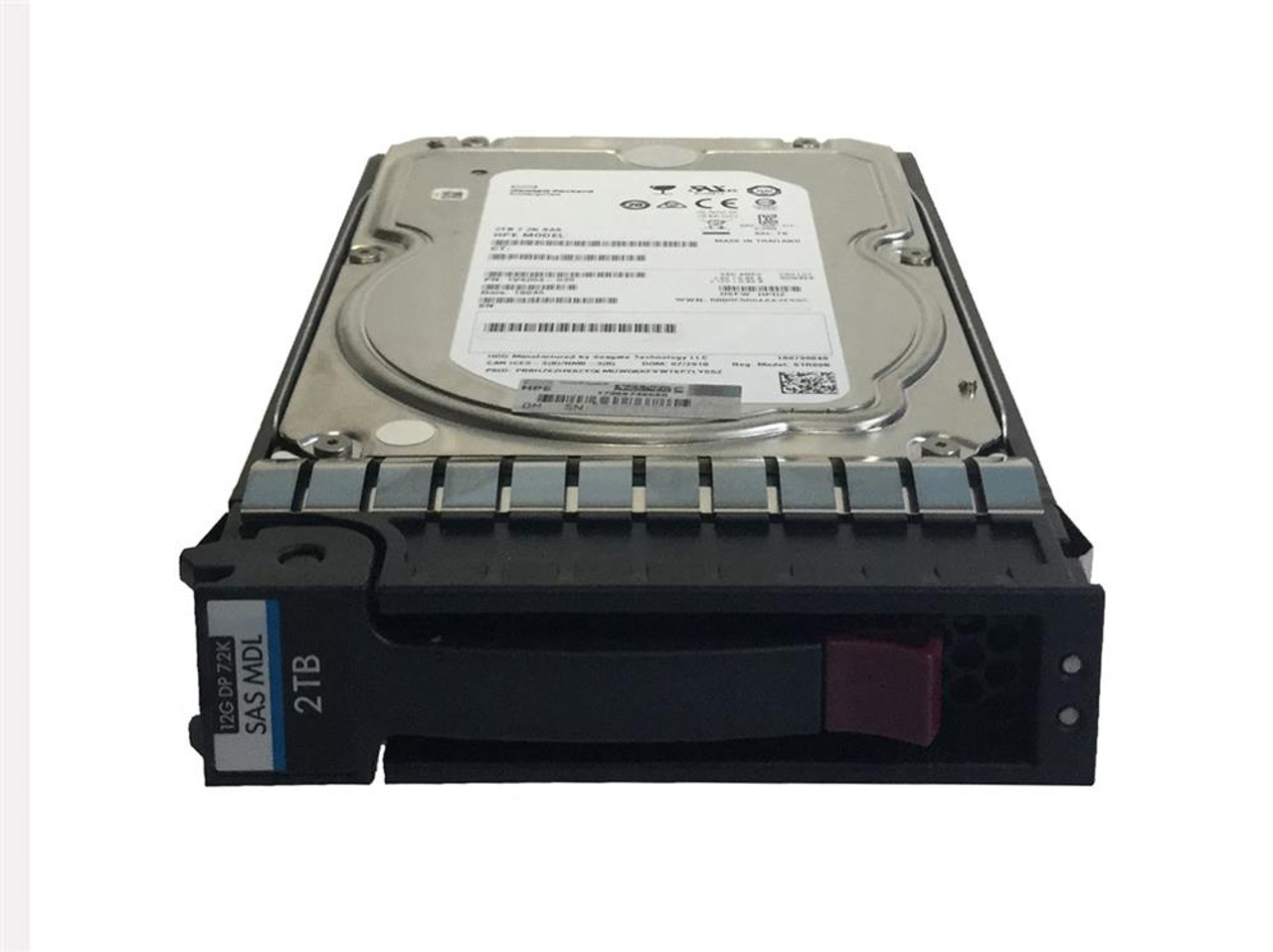 864917-001 HPE 2TB 7200RPM SAS 12Gbps 3.5-inch Internal Hard Drive with Smart Carrier