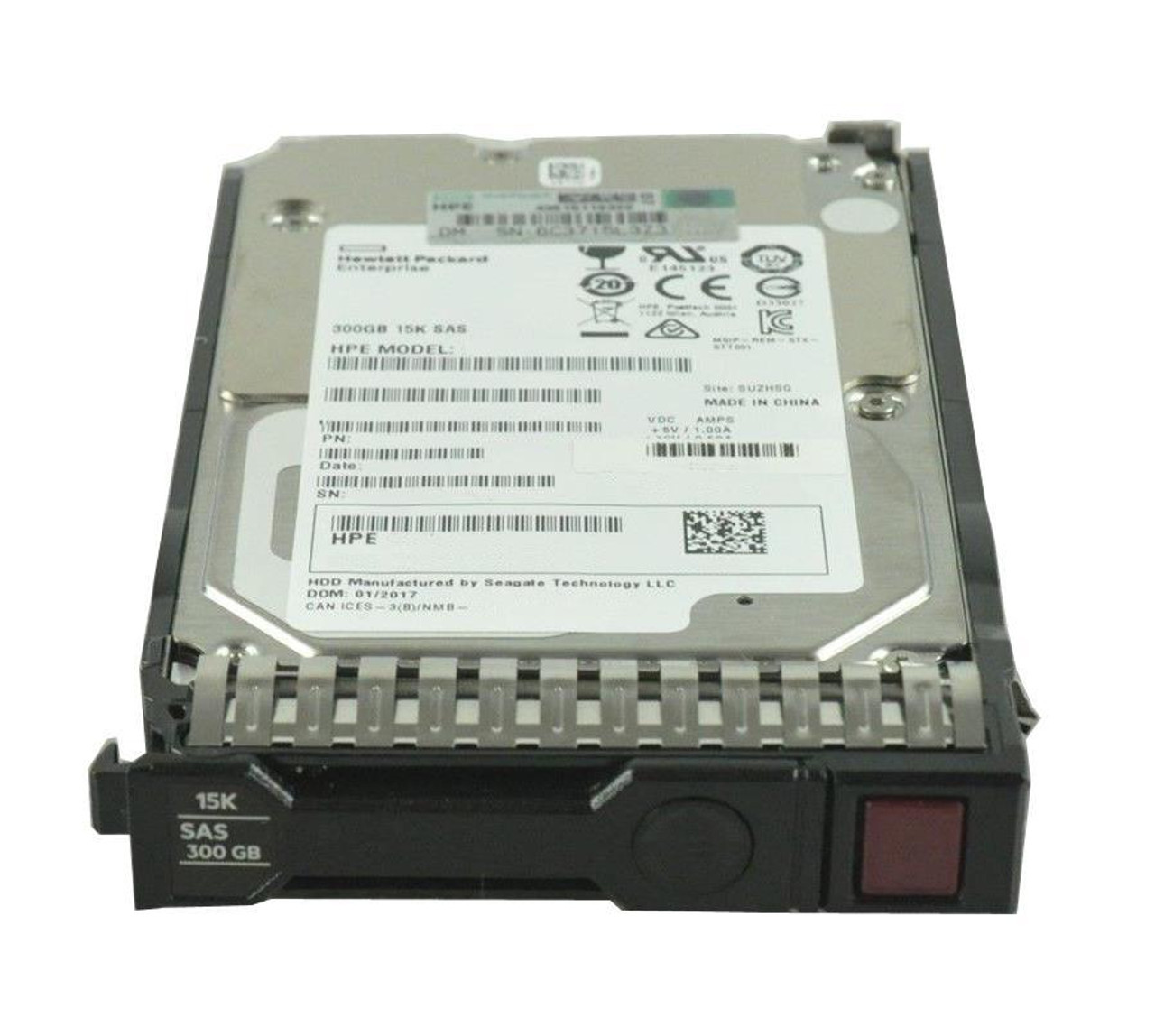 870753-K21 HPE 300GB 15000RPM SAS 12Gbps 2.5-inch Internal Hard Drive with Smart Carrier