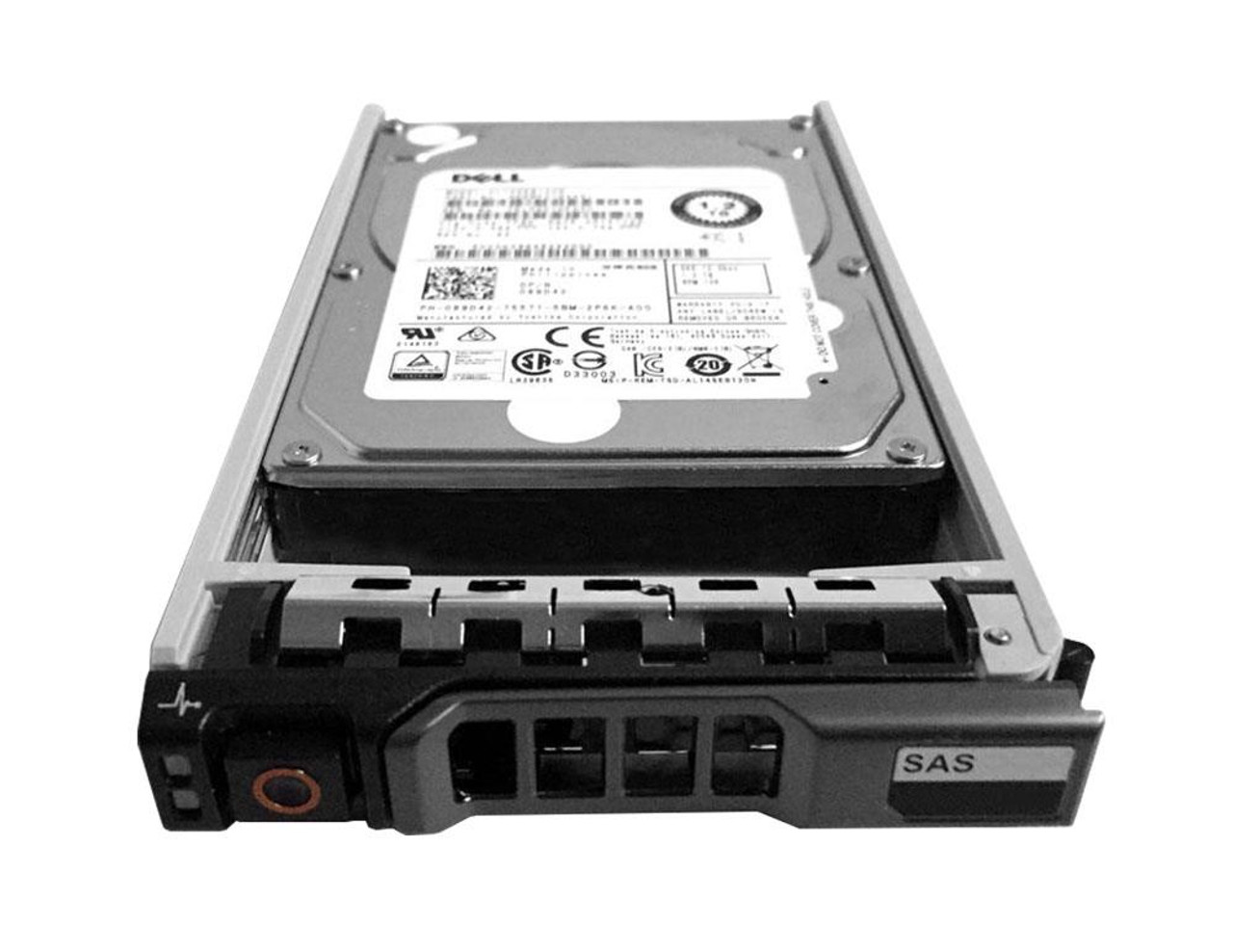 400-AJUT Dell 300GB 15000RPM SAS 12Gbps Hot Swap 2.5-inch Internal Hard Drive with Tray