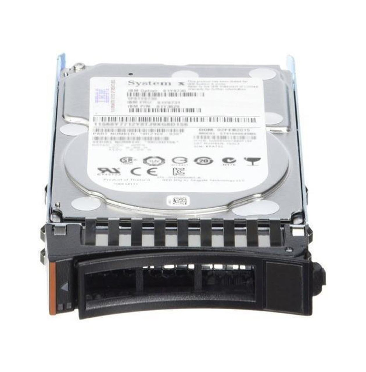 01DE333 Lenovo 600GB 15000RPM SAS 12Gbps Hot Swap 3.5-inch Internal Hard Drive for Storage V3700 V2