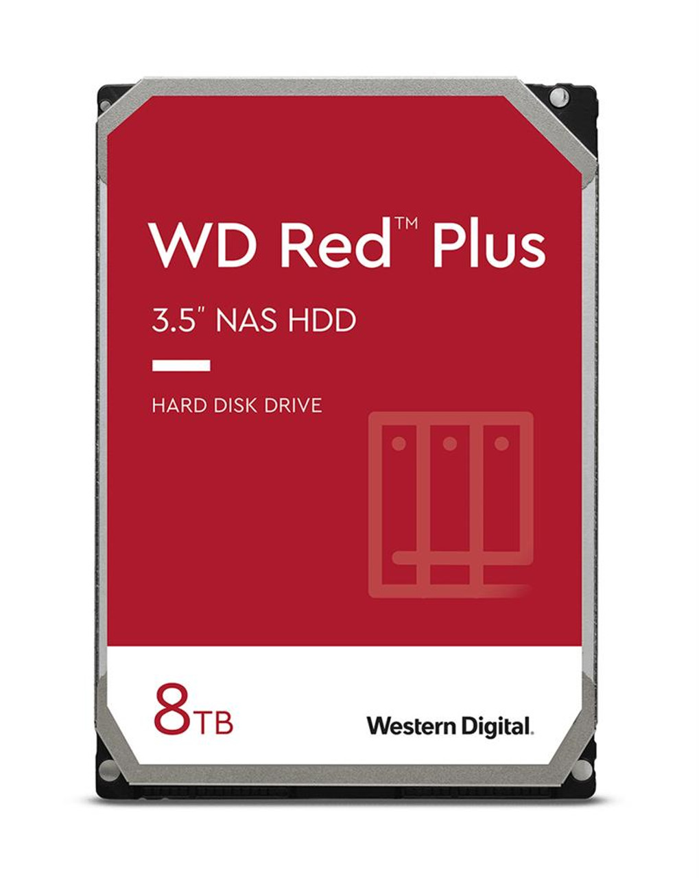 WD80EFZZ Western Digital Red Plus 8TB 7200RPM SATA 6Gbps 128MB Cache (512e) 3.5-inch Internal Hard Drive