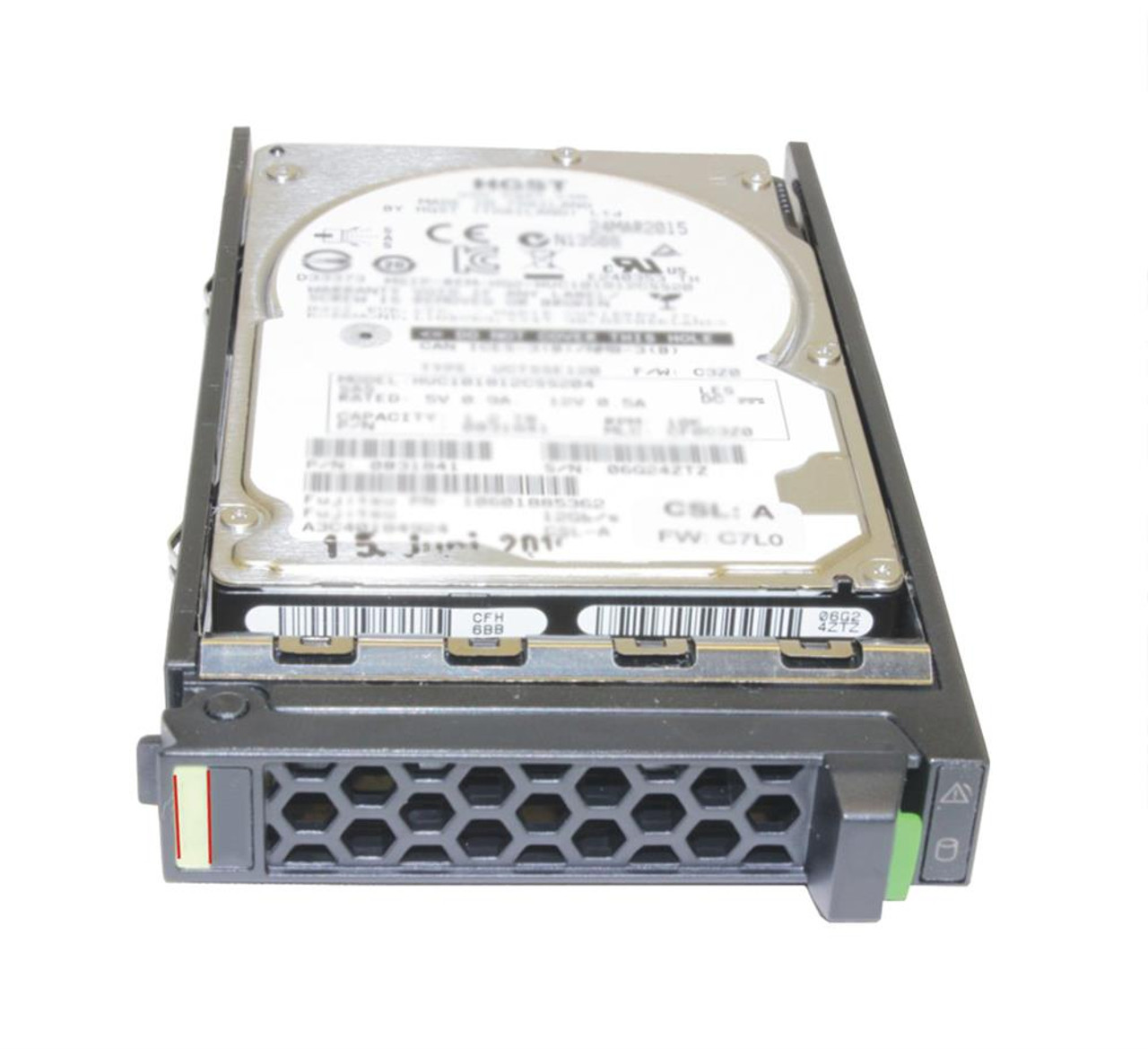 FTS:ETFDB8-L Fujitsu 1.8TB 10000RPM SAS 12Gbps 2.5-inch Internal Hard Drive for DX100 S3 and DX200 S3