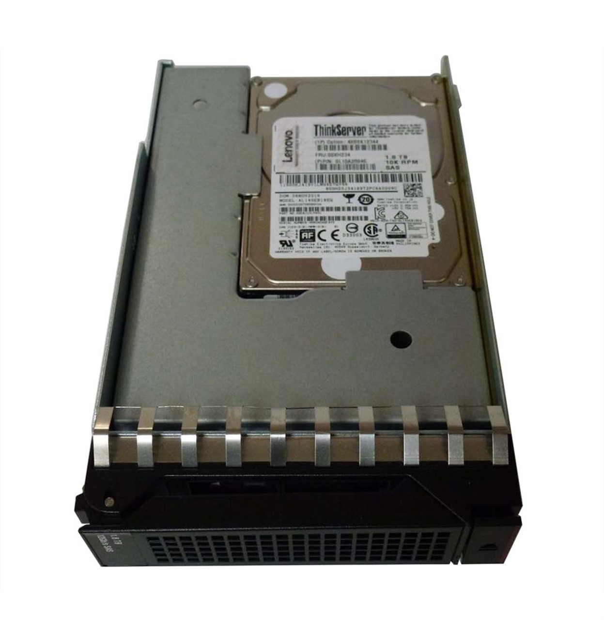 Lenovo Part No. 00YK017 1.8TB 10K SAS 12Gbps 512E (2.5) Internal Hot-Swap  Hard Disk Drive