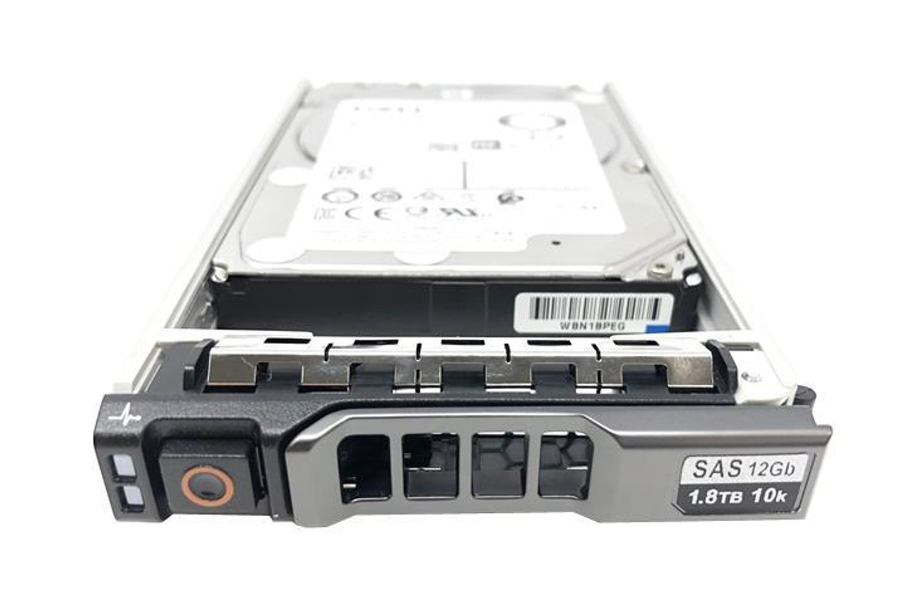 YW26J Dell 1.8TB 10000RPM SAS 12Gbps (512e) 2.5-inch Internal Hard Drive with Tray for PowerEdge Server G13