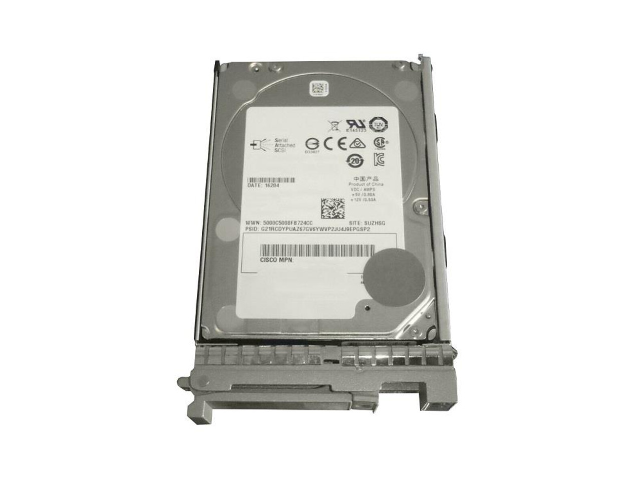 E100S-HDD-SAS18TB Cisco 1.8TB 10000RPM SAS 2.5-inch Internal Hard Drive for SingleWide UCS-E