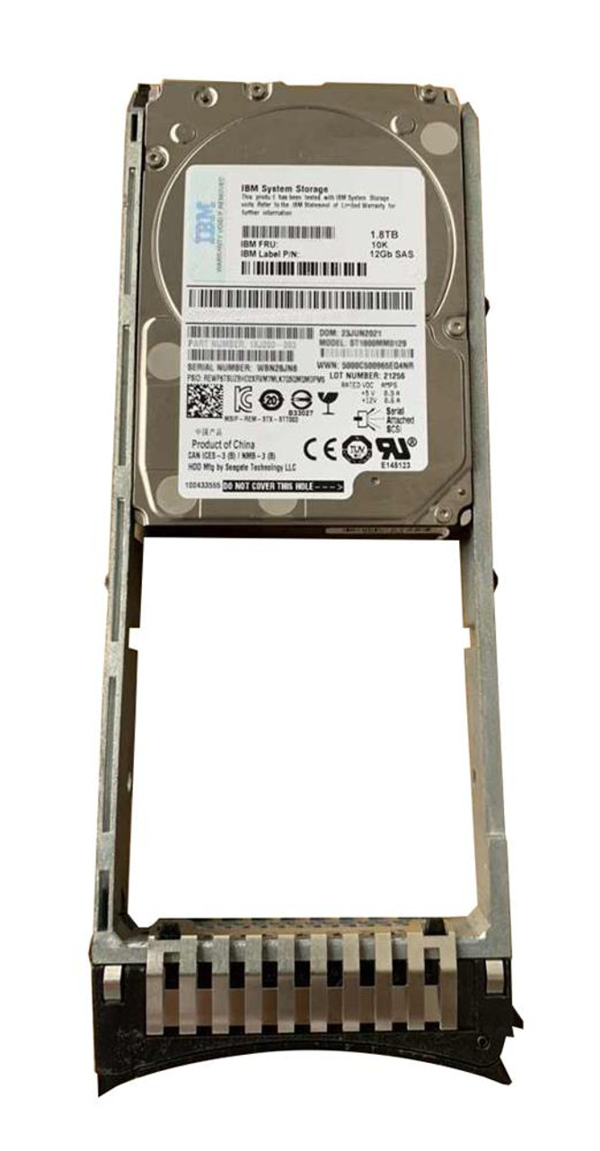 2076-3544 IBM 1.8TB 10000RPM SAS 12Gbps 2.5-inch Internal Hard Drive