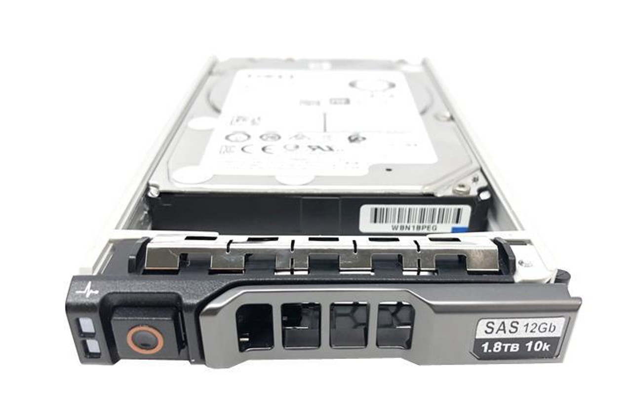 NT1FY Dell 1.8TB 10000RPM SAS 12Gbps 128MB Cache (512e) 2.5-inch Internal Hard Drive with Tray for PowerEdge Server G13