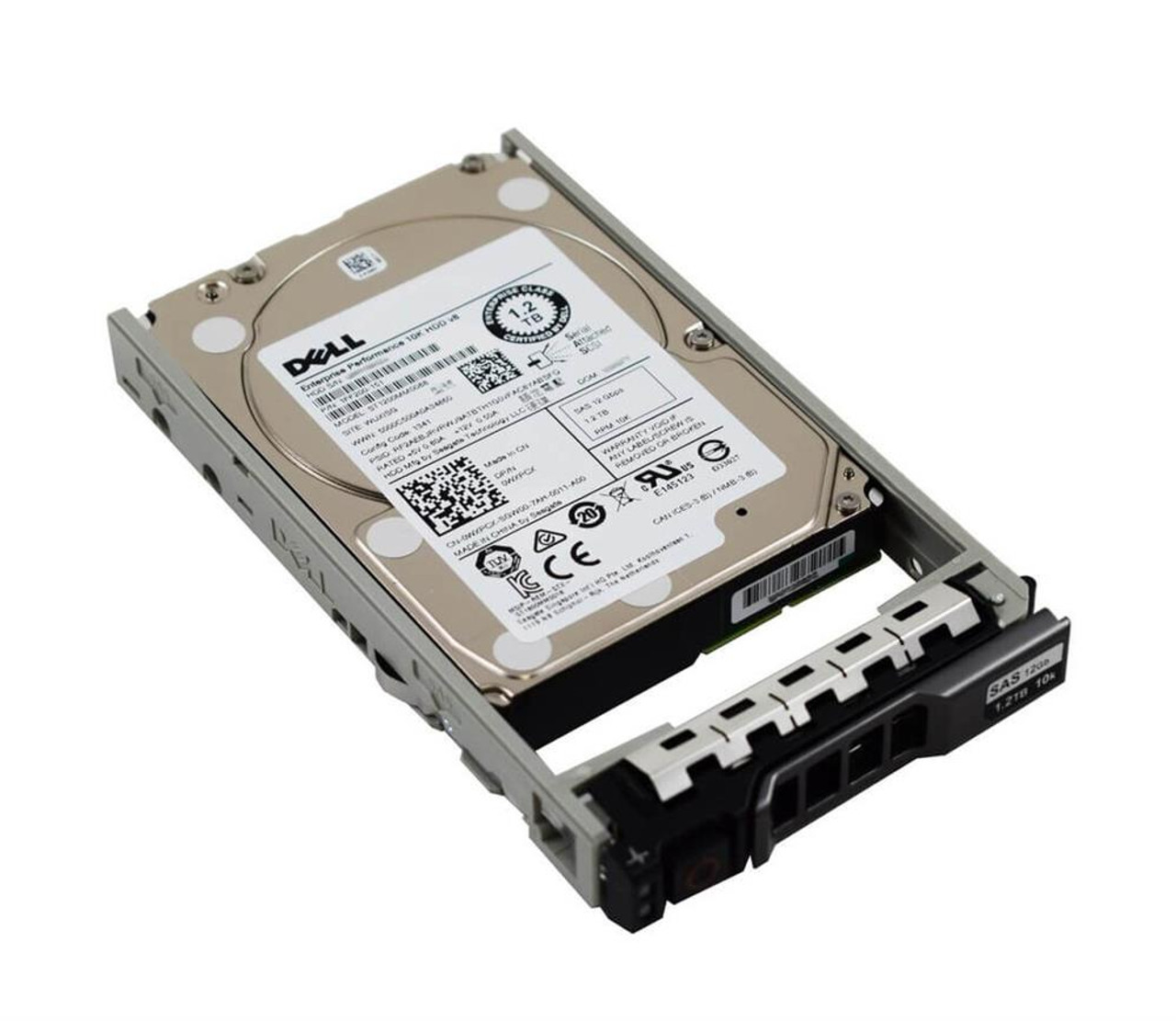 99X7T Dell 1.2TB 10000RPM SAS 12Gbps 2.5-inch Internal Hard Drive with Tray for PowerEdge Server G13