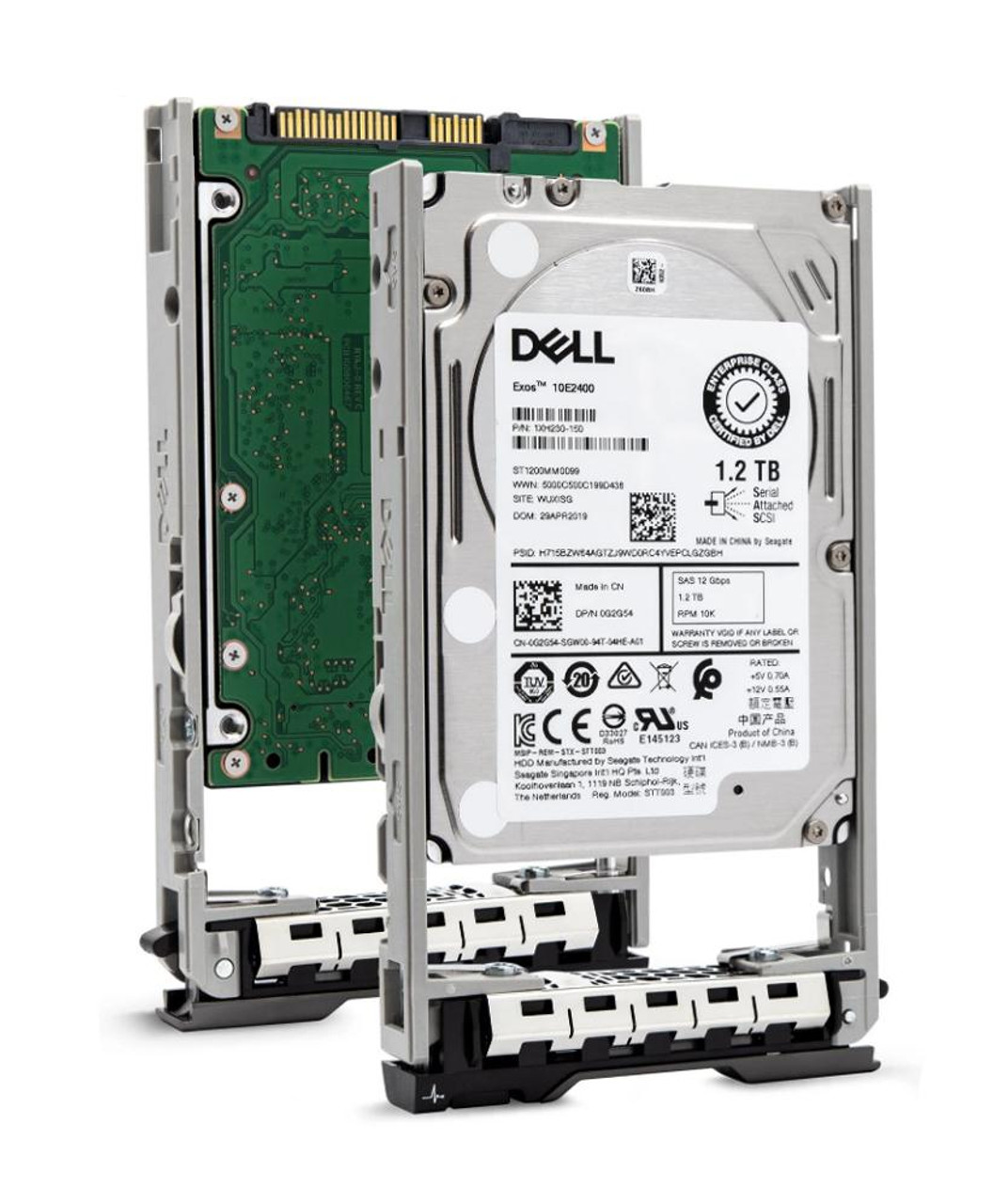 4RY5N Dell 1.2TB 10000RPM SAS 12Gbps 2.5-inch Internal Hard Drive Drives with Tray PowerEdge Server G13