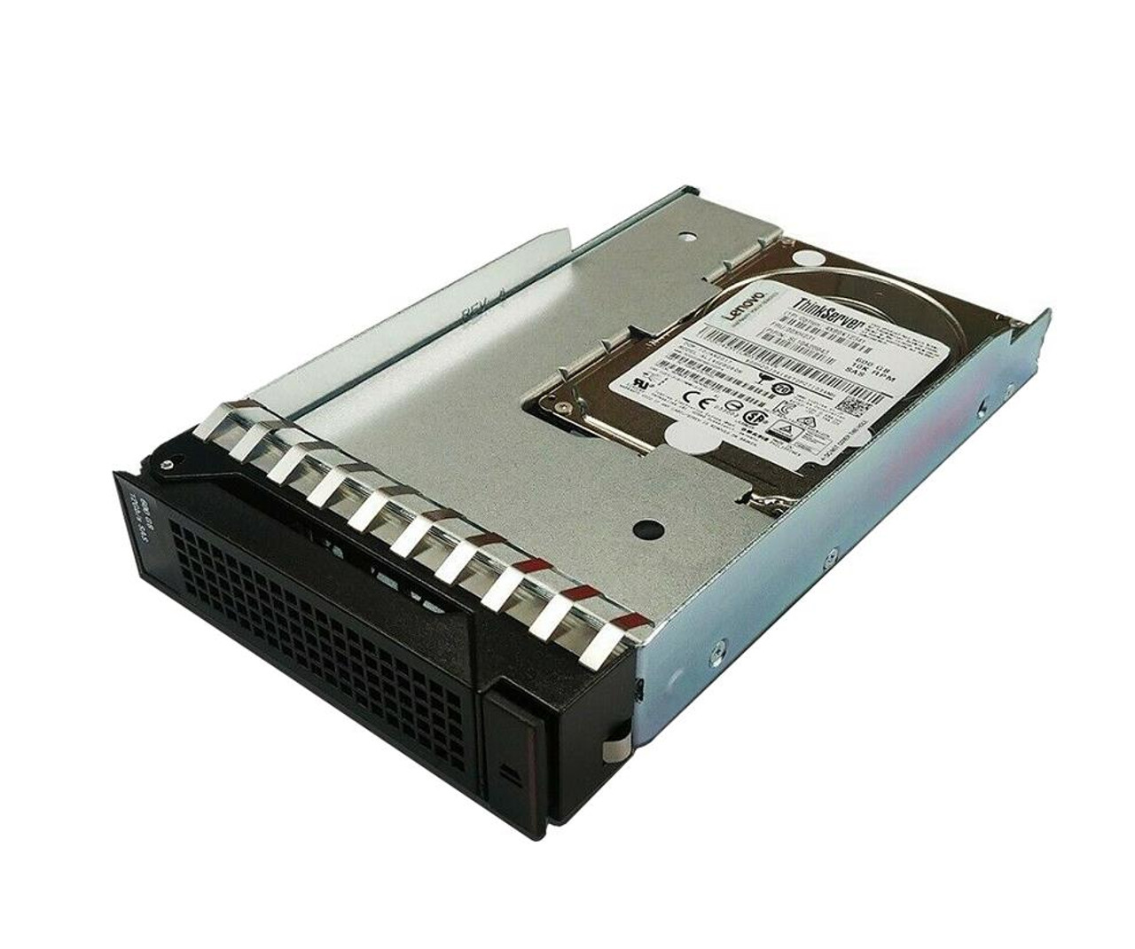 4XB0K12341 Lenovo Enterprise 600GB 10000RPM SAS 12Gbps Hot Swap 2.5-inch Internal Hard Drive with 3.5-inch Tray for ThinkServer TS640