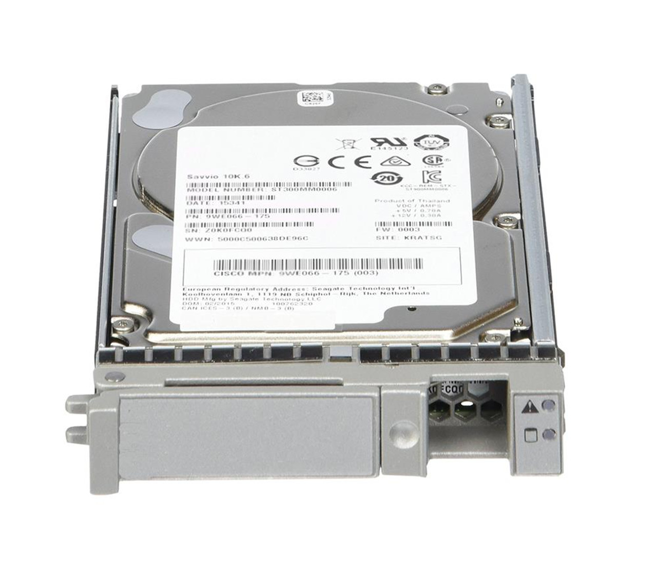 UCS-SP-HD-600G-2 Cisco 600GB 10000RPM SAS 12Gbps 2.5-inch Internal Hard Drive (2-Pack)
