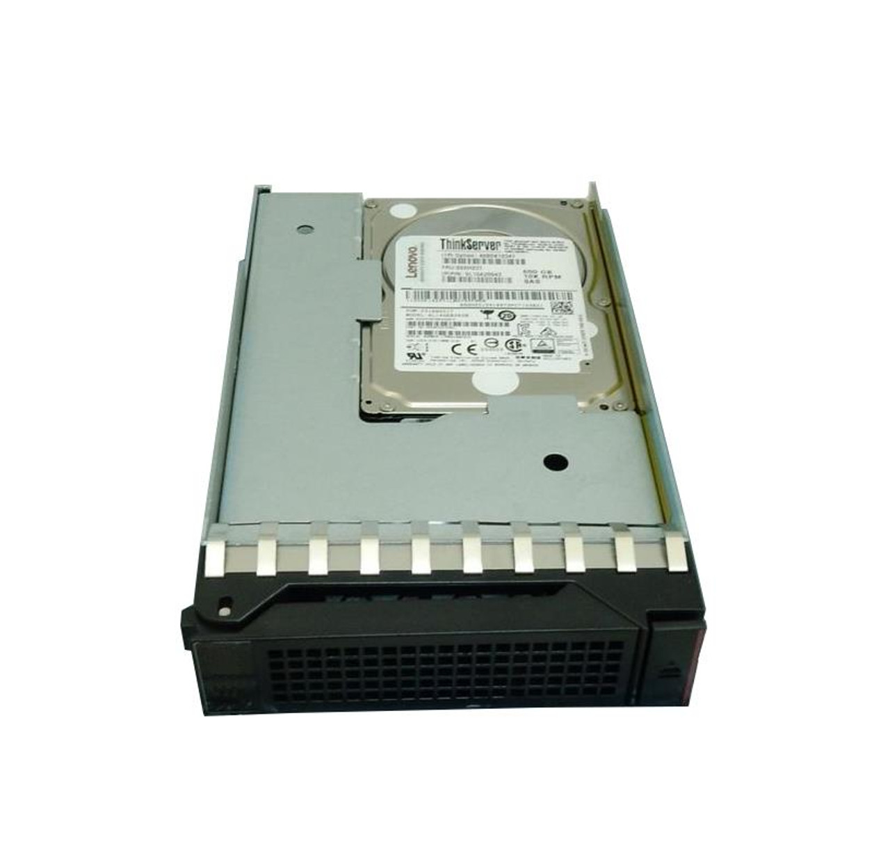 4XB0K12341-A1 Lenovo Enterprise 600GB 10000RPM SAS 12Gbps Hot Swap 2.5-inch Internal Hard Drive with 3.5-inch Tray for ThinkServer TS640