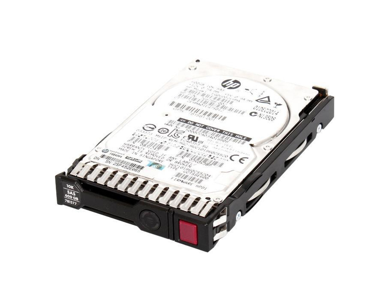 781577-B21 HPE 600GB 10000RPM SAS 12Gbps 2.5-inch Internal Hard