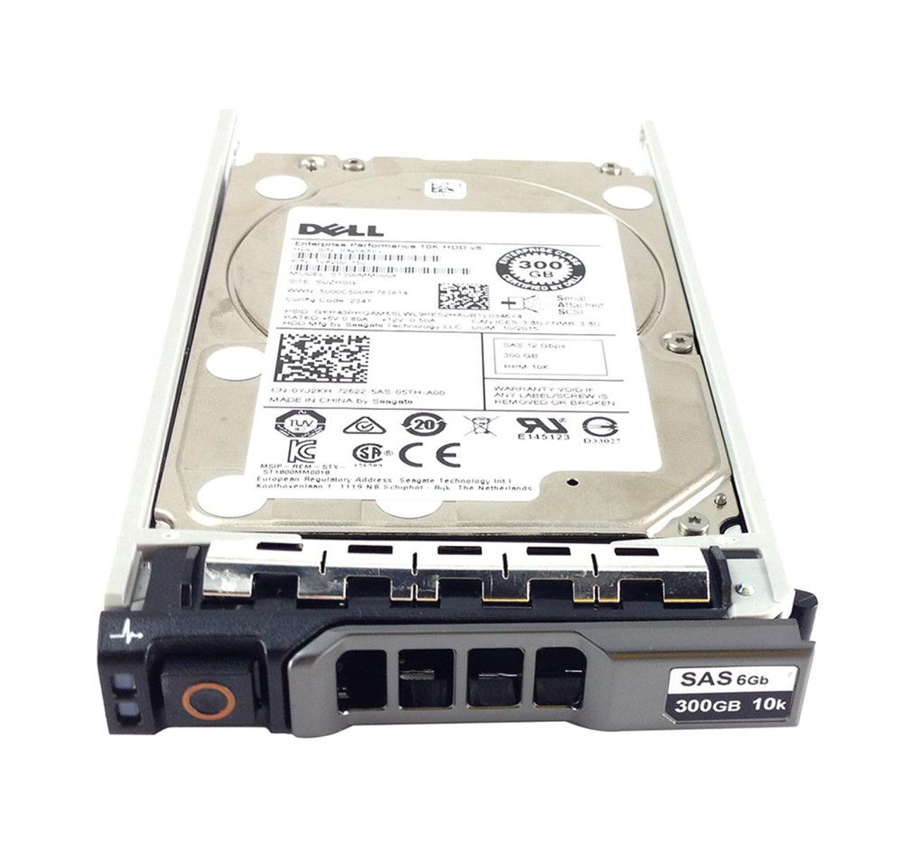 ST300MM0008-DELL Seagate Enterprise Performance 10K.8 300GB 10000RPM SAS 12Gbps 128MB Cache 2.5-inch Internal Hard Drive