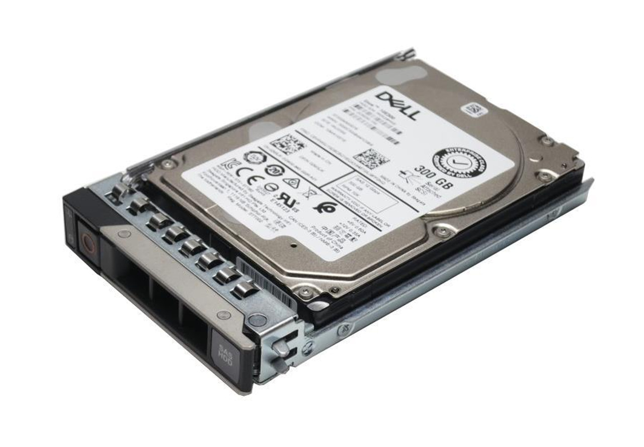 0GHGYT Dell 300GB 10000RPM SAS 12Gbps Hot Swap 2.5-inch Internal Hard Drive with Tray for PowerEdge Server G13