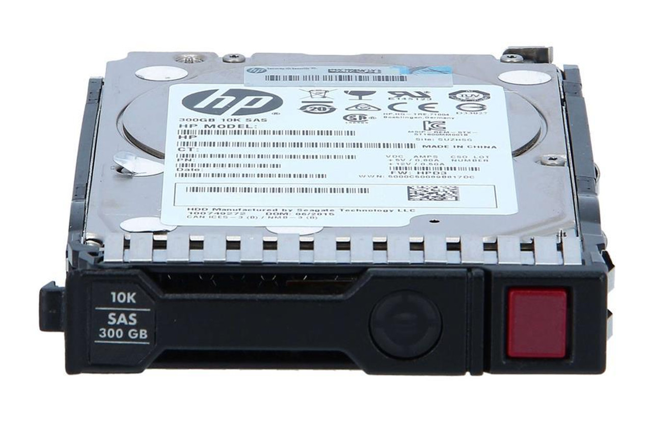 876936-003 HP 300GB 10000RPM SAS 12Gbps 2.5-inch Internal Hard Drive with Smart Carrier